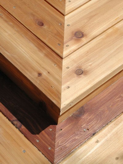 Decking applying stain guide