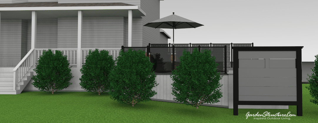 Deck Builders in Wasaga Beach - Front Rendering Design