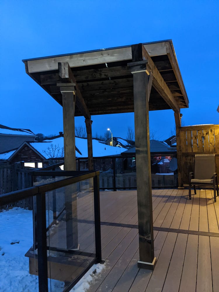 Pergola on Deck Barrie
